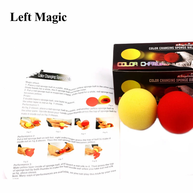 Color Change Sponge Balls Set