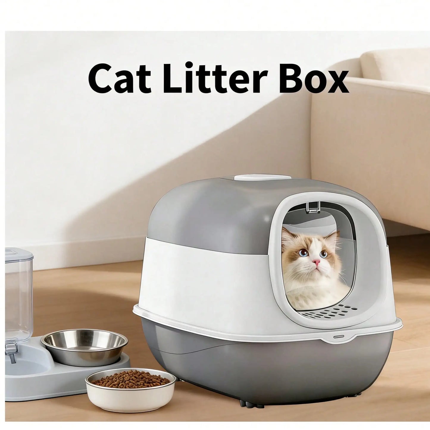 CleanNest™ Enclosed Litter Box