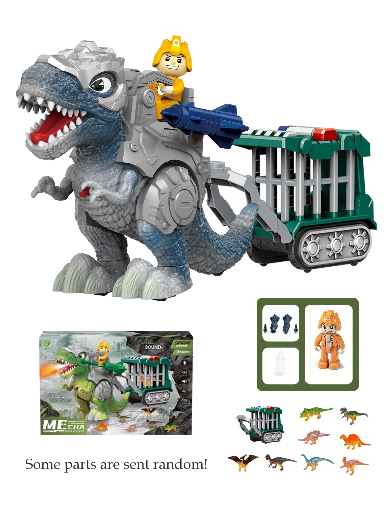 DinoHauler™ Transport Truck with Spray Dinosaur Set