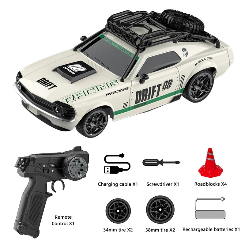 RetroRush™ 1:18 RC Drift Racer