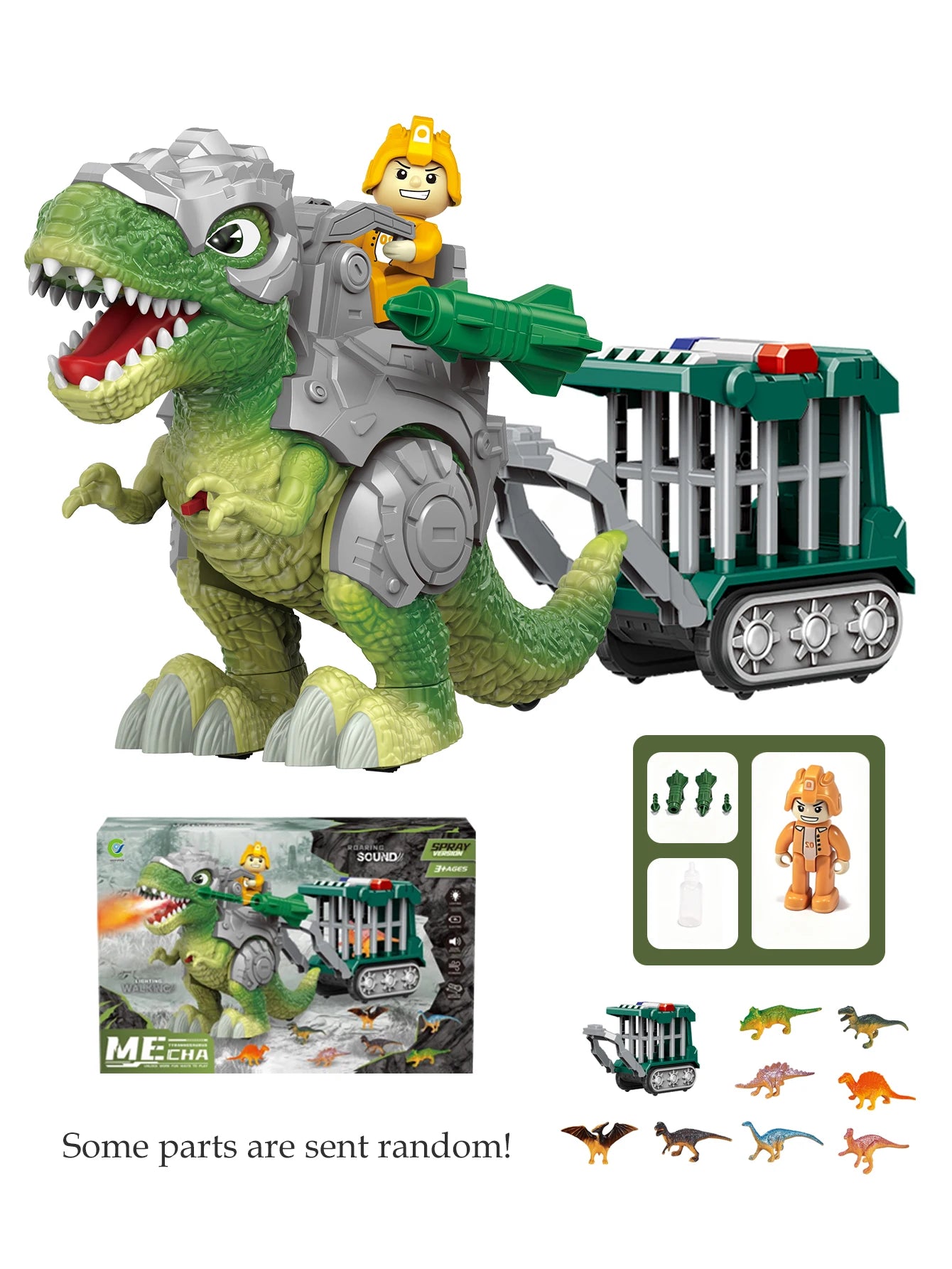 DinoHauler™ Transport Truck with Spray Dinosaur Set
