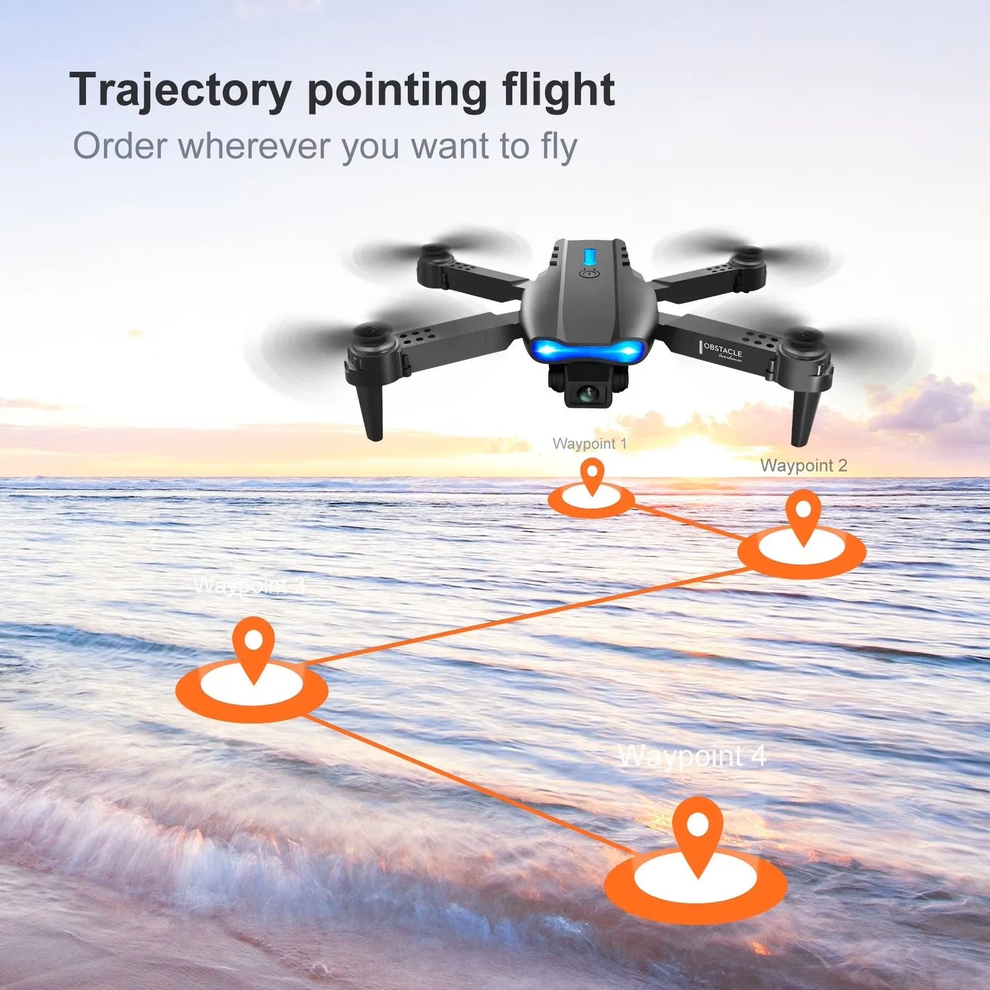 SkyVision™ E88 Pro Max Foldable Drone with Dual Cameras