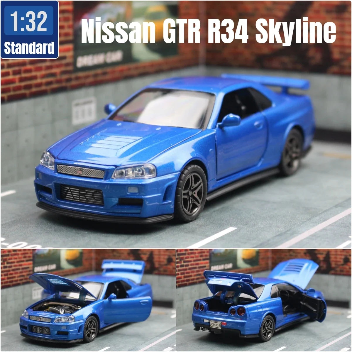 Skyline R34 Diecast Nissan car