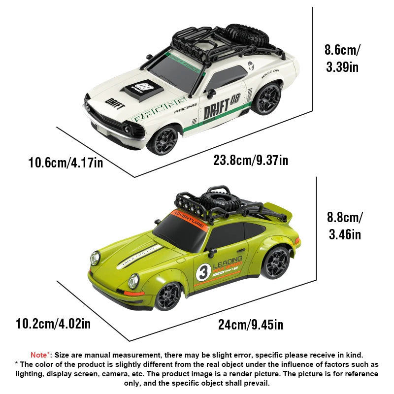 RetroRush™ 1:18 RC Drift Racer