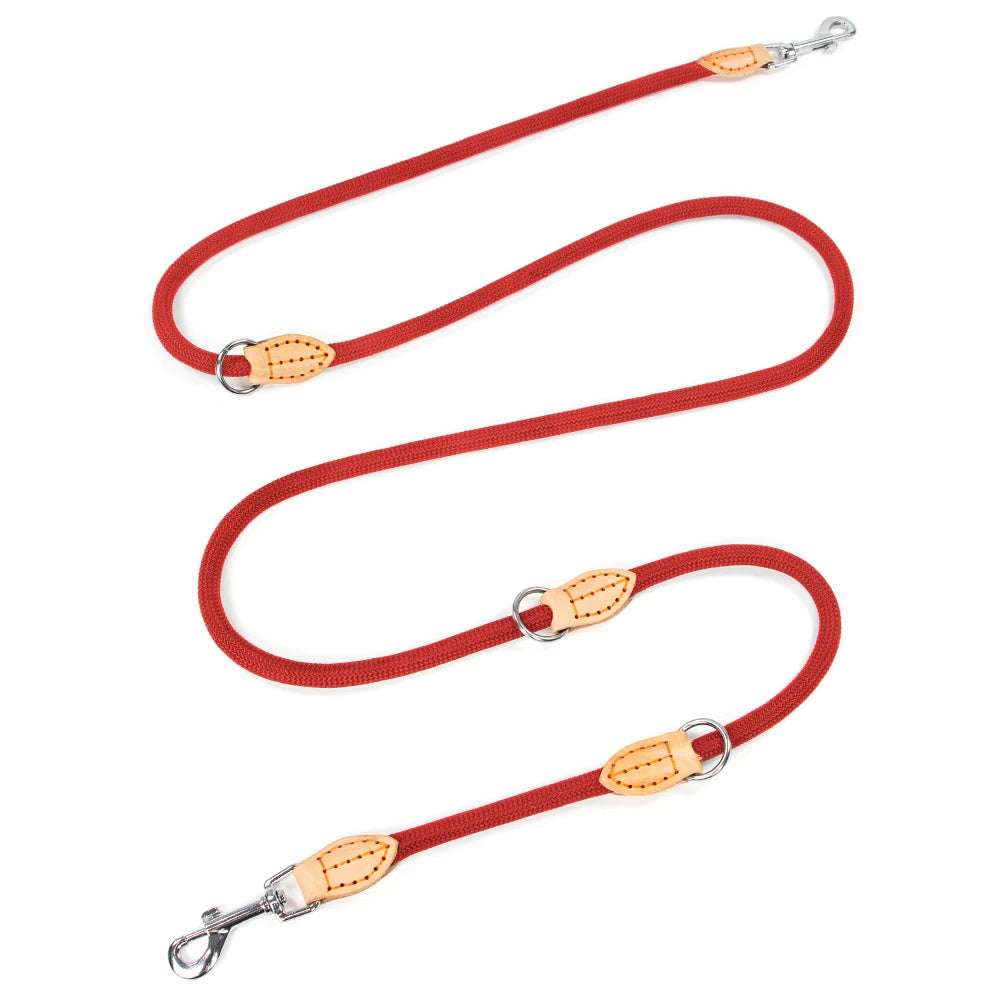 New Generation Dog Leash Multifunctional 2.1M Adjustable and Nylon for Large Hands-Free Leash for 2 Dogs Universal