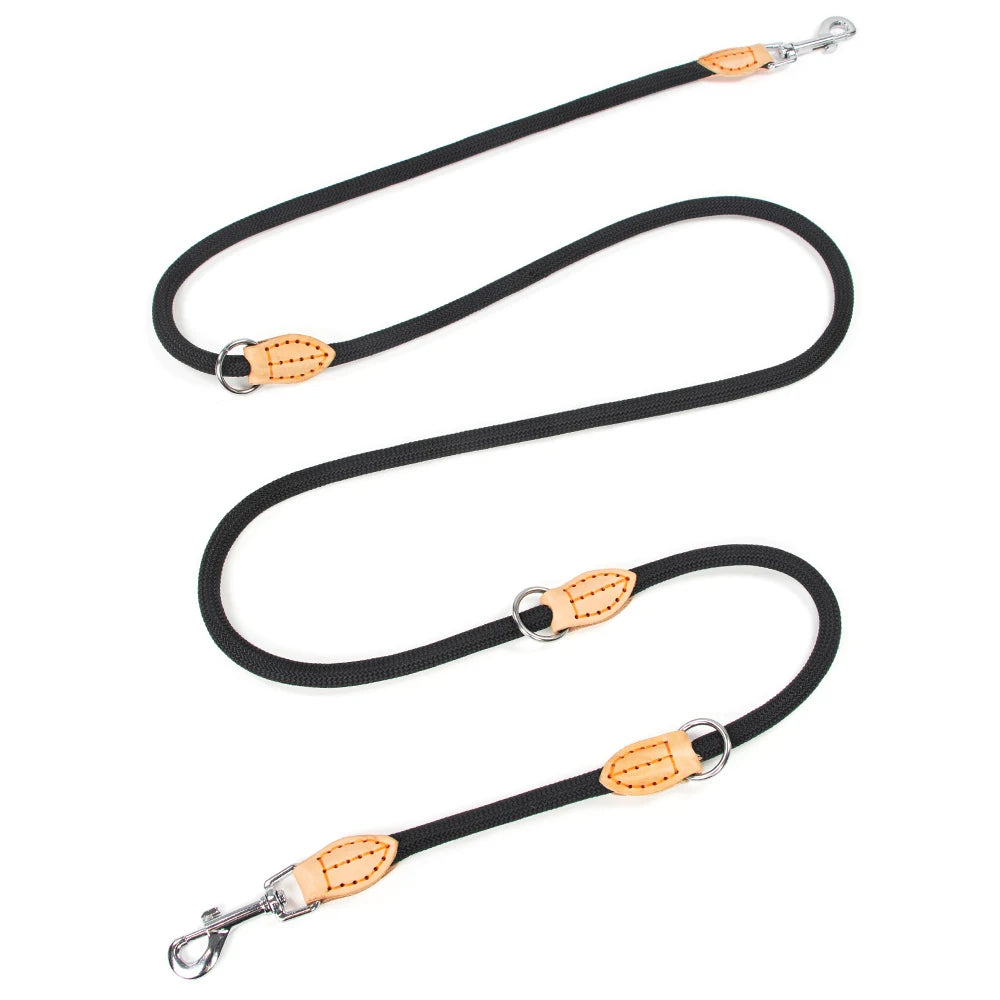 New Generation Dog Leash Multifunctional 2.1M Adjustable and Nylon for Large Hands-Free Leash for 2 Dogs Universal