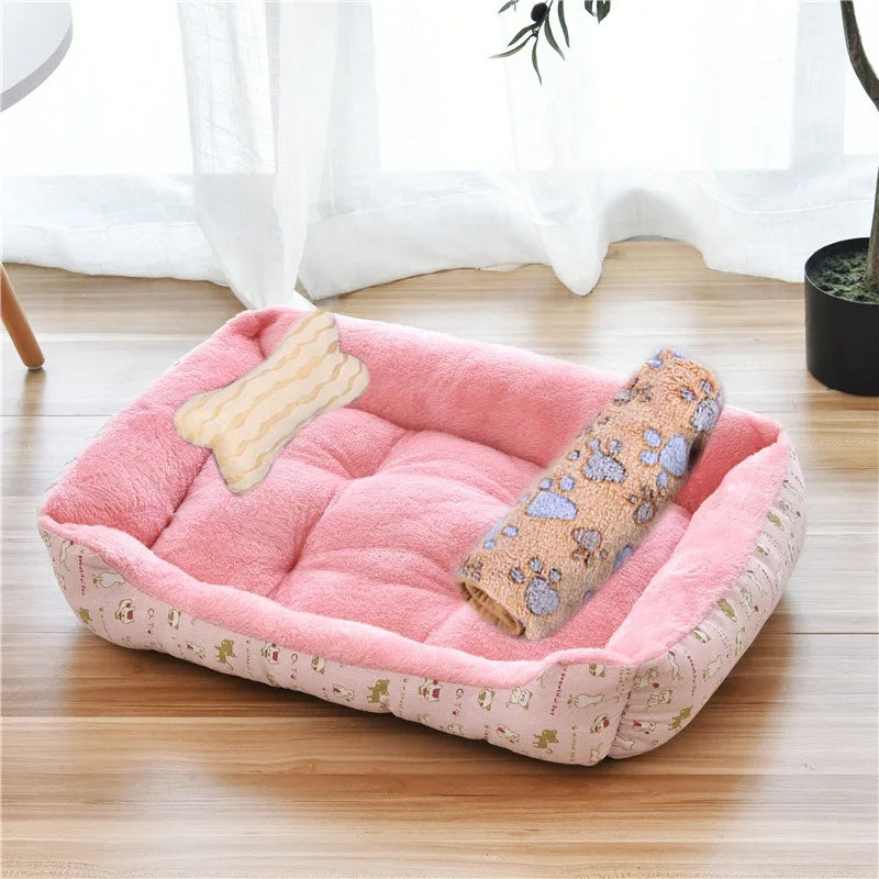 SnuggleNest™ Cotton Pet Bed