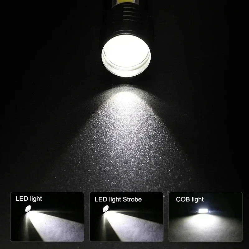 Rechargeable Zoom LED Flashlight