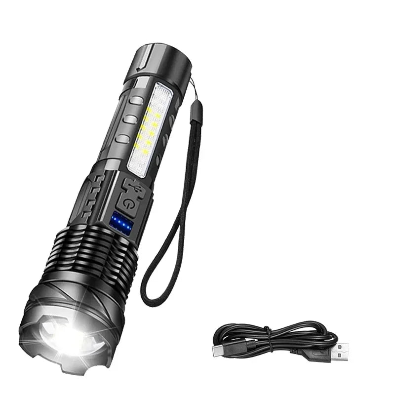 Rechargeable Zoom LED Flashlight
