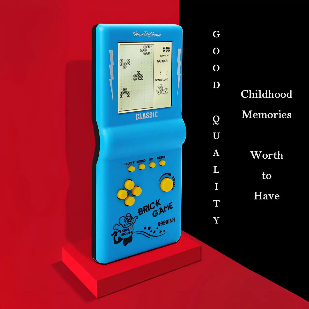 Classic Retro Tetris Handheld Game Console