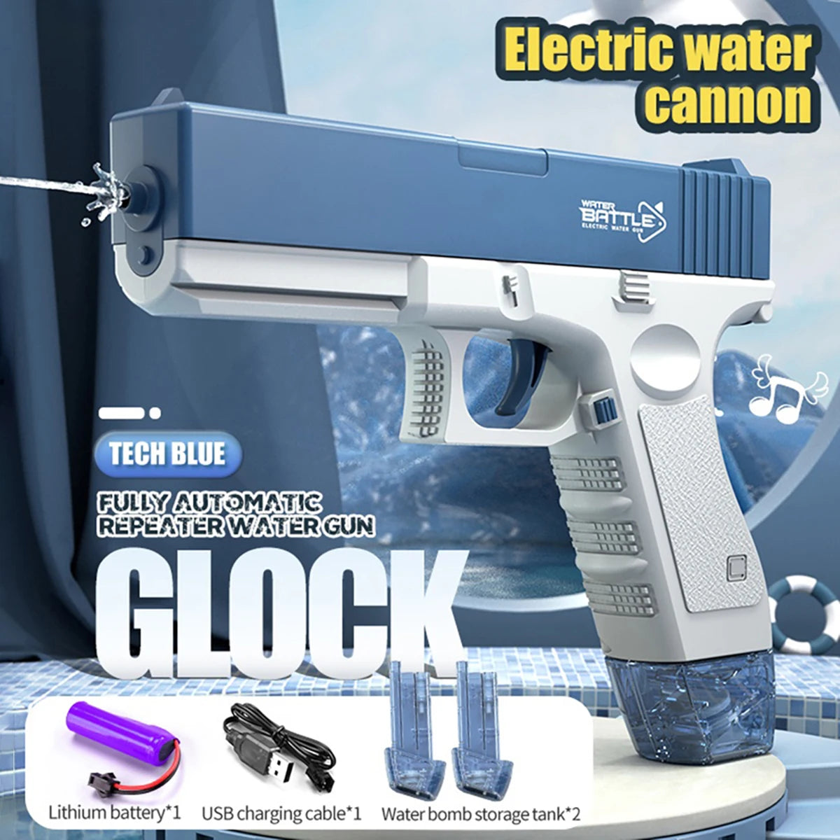 AquaBlast™ Rechargeable Electric Water Blaster