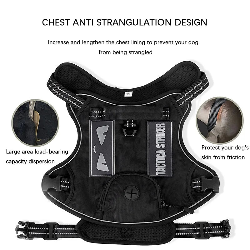 TitanGuard™ Tactical Dog Harness Set