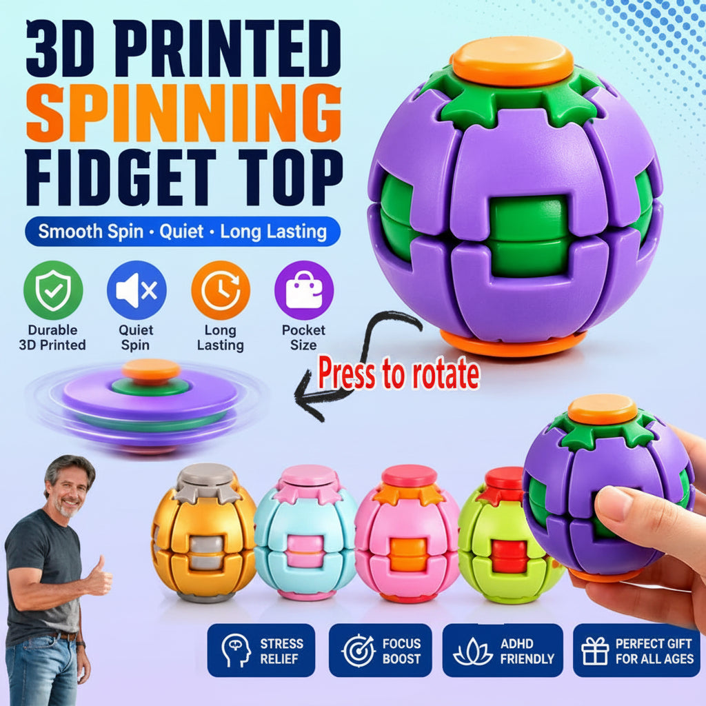 SpinMorph™ 3D Fidget Ball