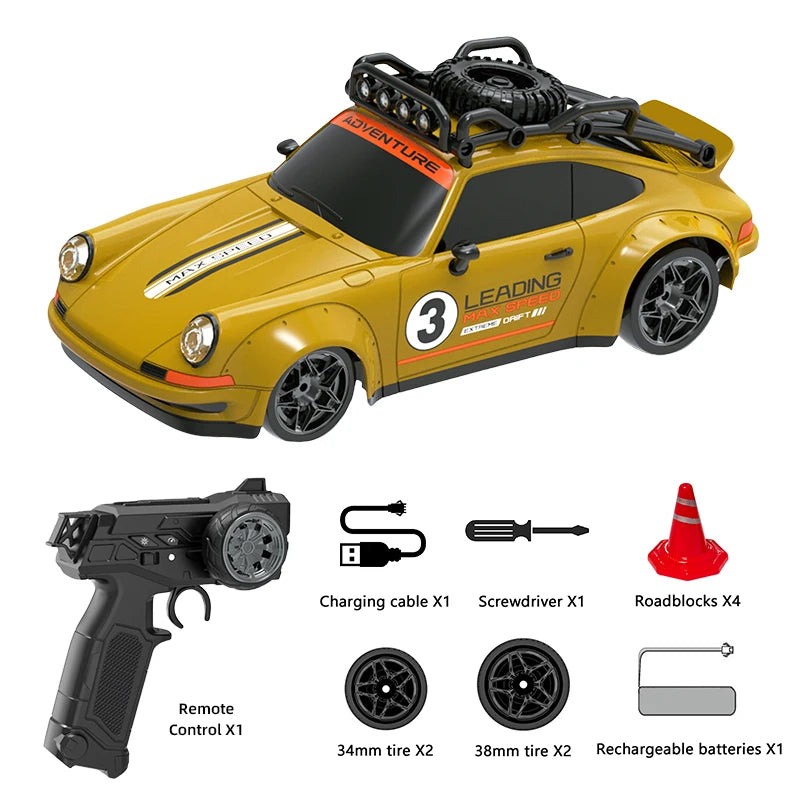RetroRush™ 1:18 RC Drift Racer