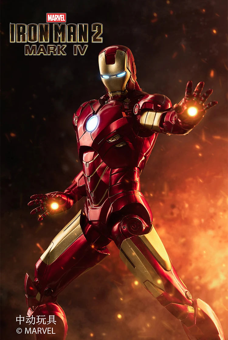 ZD Original Iron Man MK8 MK31 MK32 Piston Romeo MK10 MK19 Tiger 1/10 Armor Marvel legends Avengers Action Figure Toys Model Gift