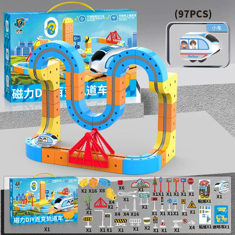 MagnoRail™ Magnetic Track Builder Set