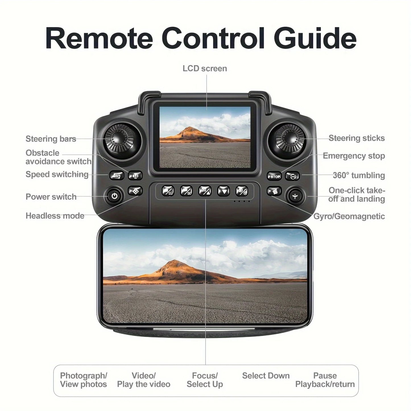 SkyVision™ E88 Pro Max Foldable Drone with Dual Cameras
