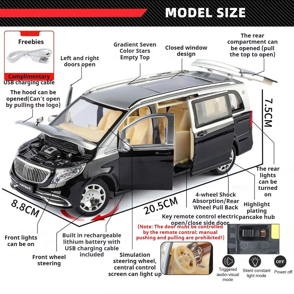 Luxury MPV RC Diecast Car