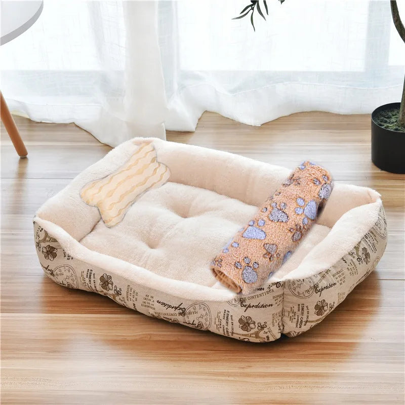 SnuggleNest™ Cotton Pet Bed