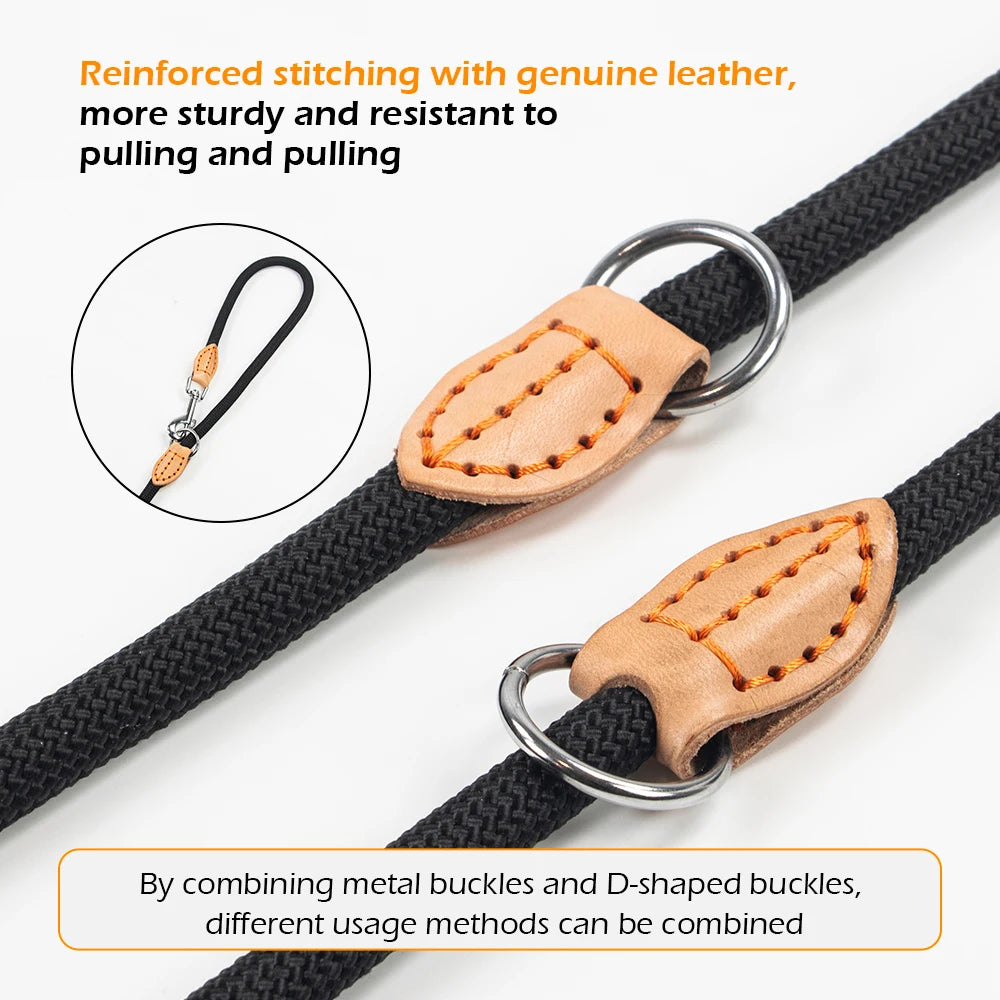 New Generation Dog Leash Multifunctional 2.1M Adjustable and Nylon for Large Hands-Free Leash for 2 Dogs Universal