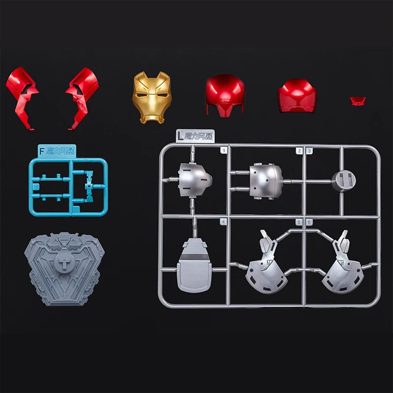 Iron Man DIY Helmet Model Kit – Collectible Assembly Figure
