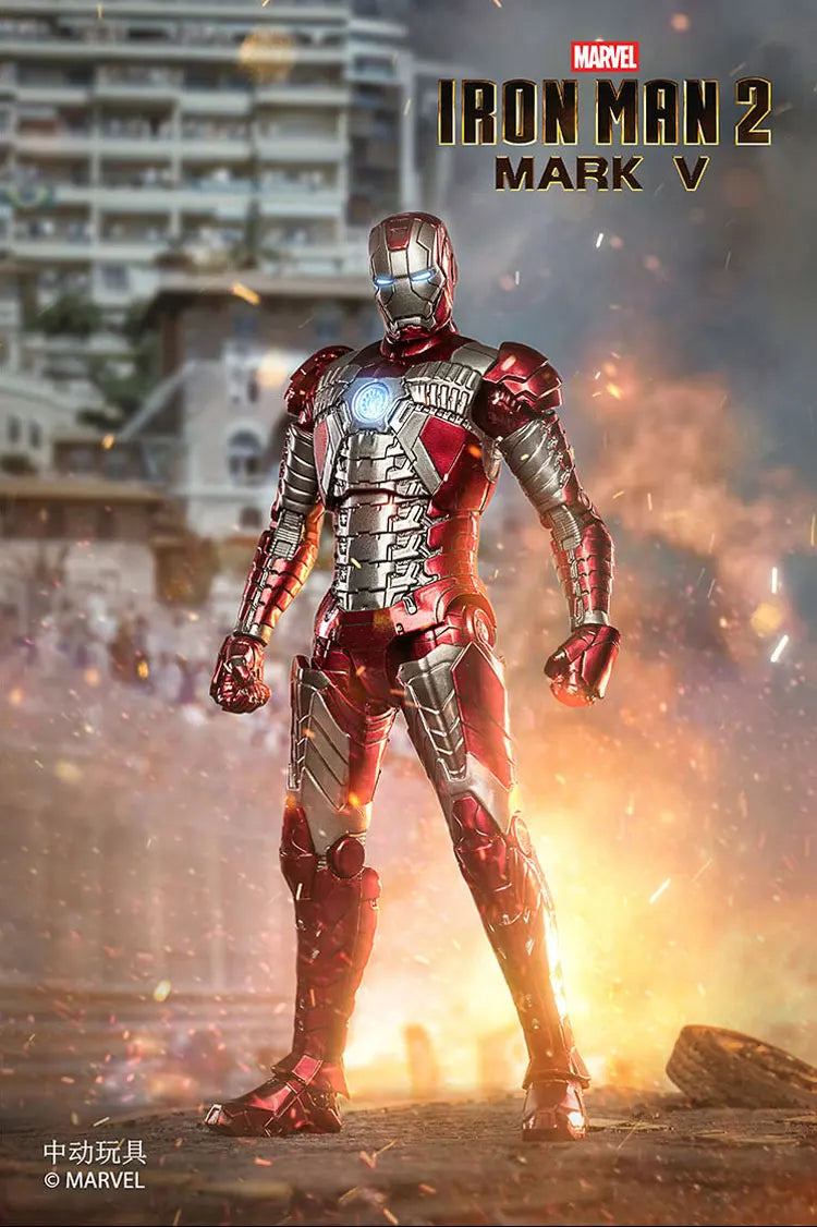 ZD Original Iron Man MK8 MK31 MK32 Piston Romeo MK10 MK19 Tiger 1/10 Armor Marvel legends Avengers Action Figure Toys Model Gift