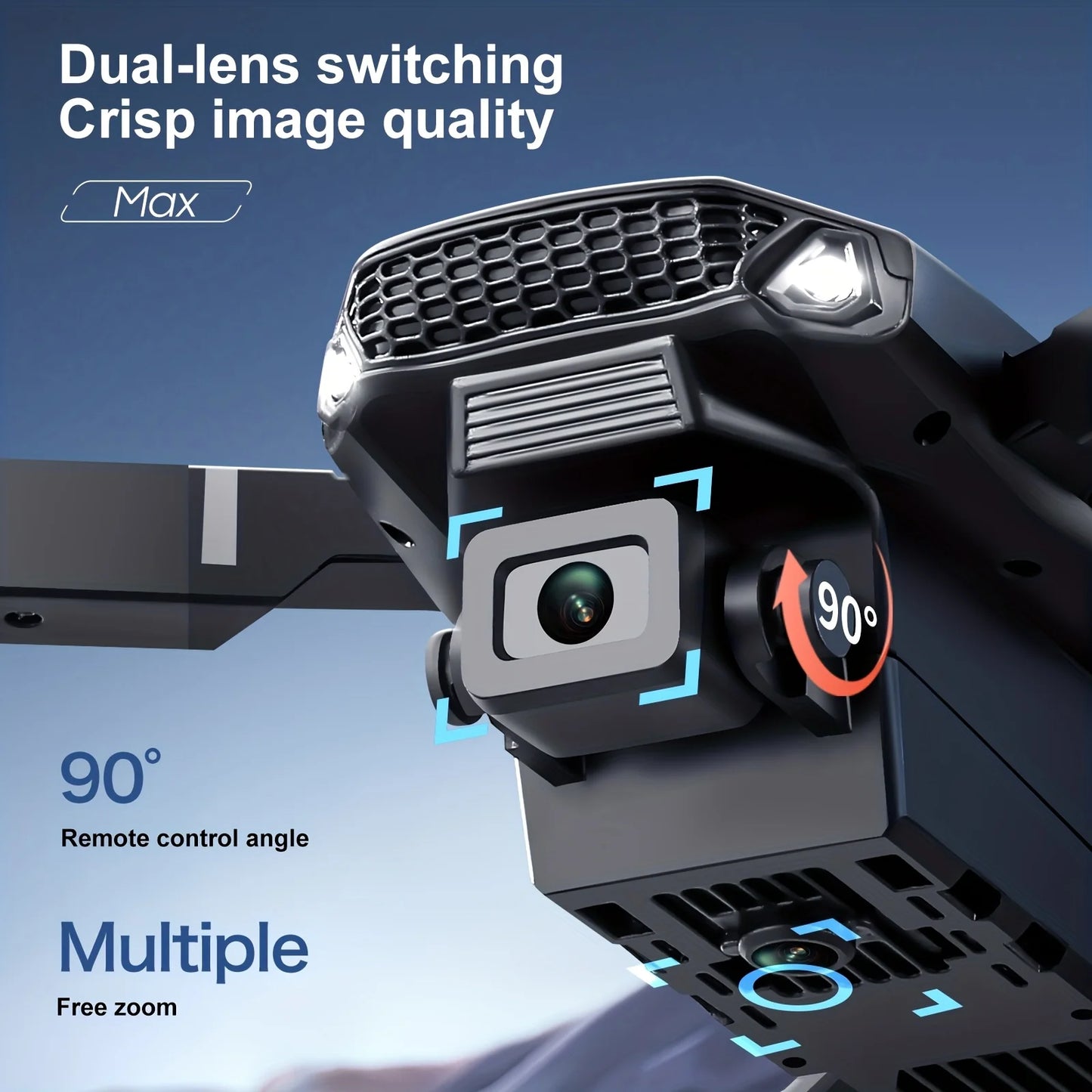 SkyVision™ E88 Pro Max Foldable Drone with Dual Cameras