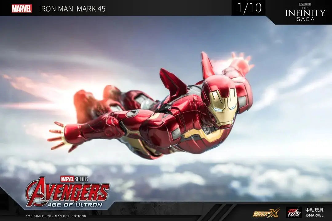 ZD Original Iron Man MK8 MK31 MK32 Piston Romeo MK10 MK19 Tiger 1/10 Armor Marvel legends Avengers Action Figure Toys Model Gift