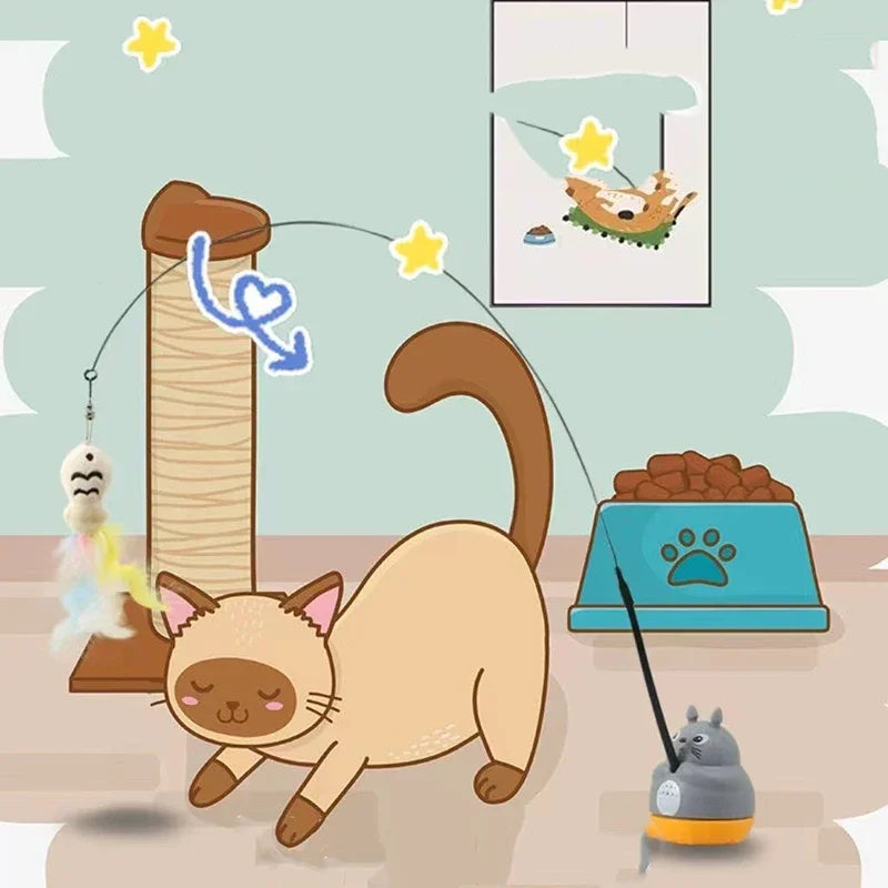 WhiskerFly™ Cat Teaser Wand