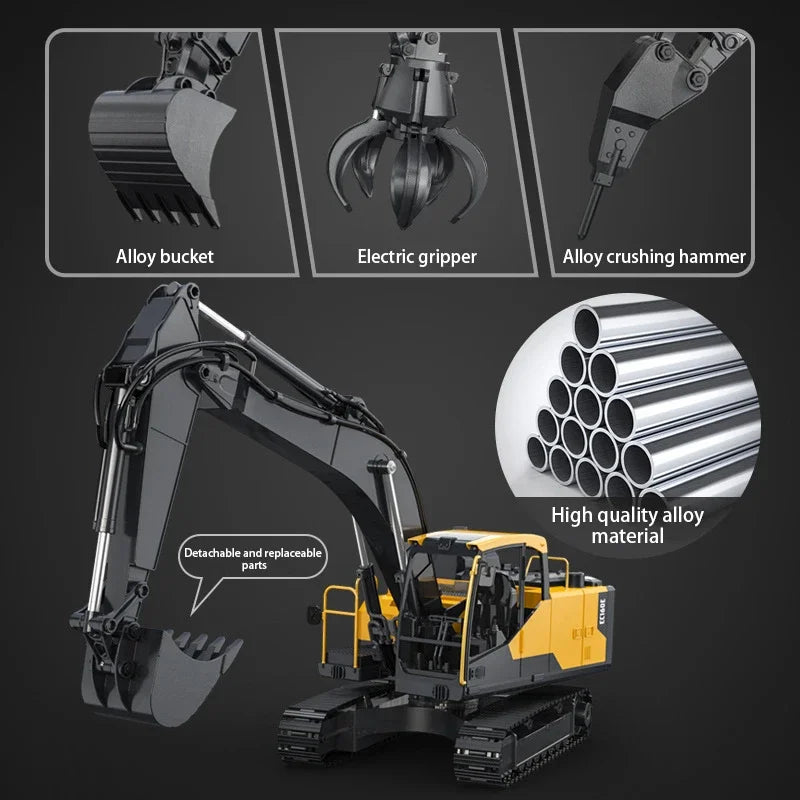 TitanForce RC Excavator 3-in-1 1:16