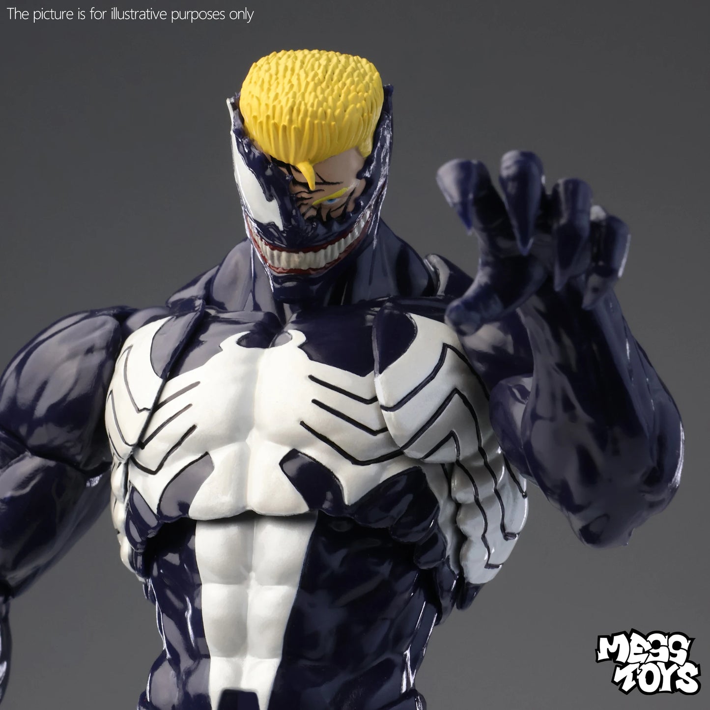 Mess Toys Venom Anime Action Figure Black Spider Man Lethal Neighbor Genuine Collectible Toys Birthday Gift For Adult Collection