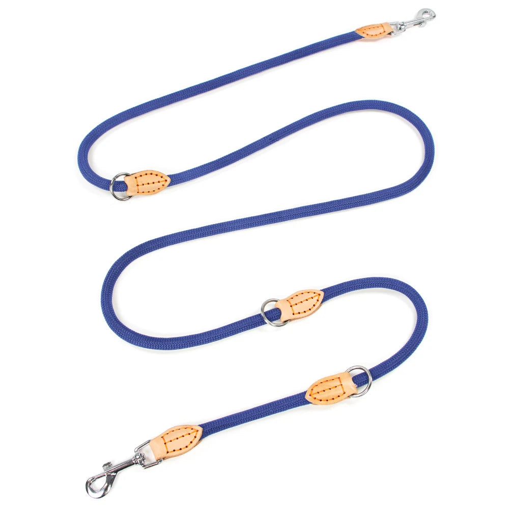 New Generation Dog Leash Multifunctional 2.1M Adjustable and Nylon for Large Hands-Free Leash for 2 Dogs Universal