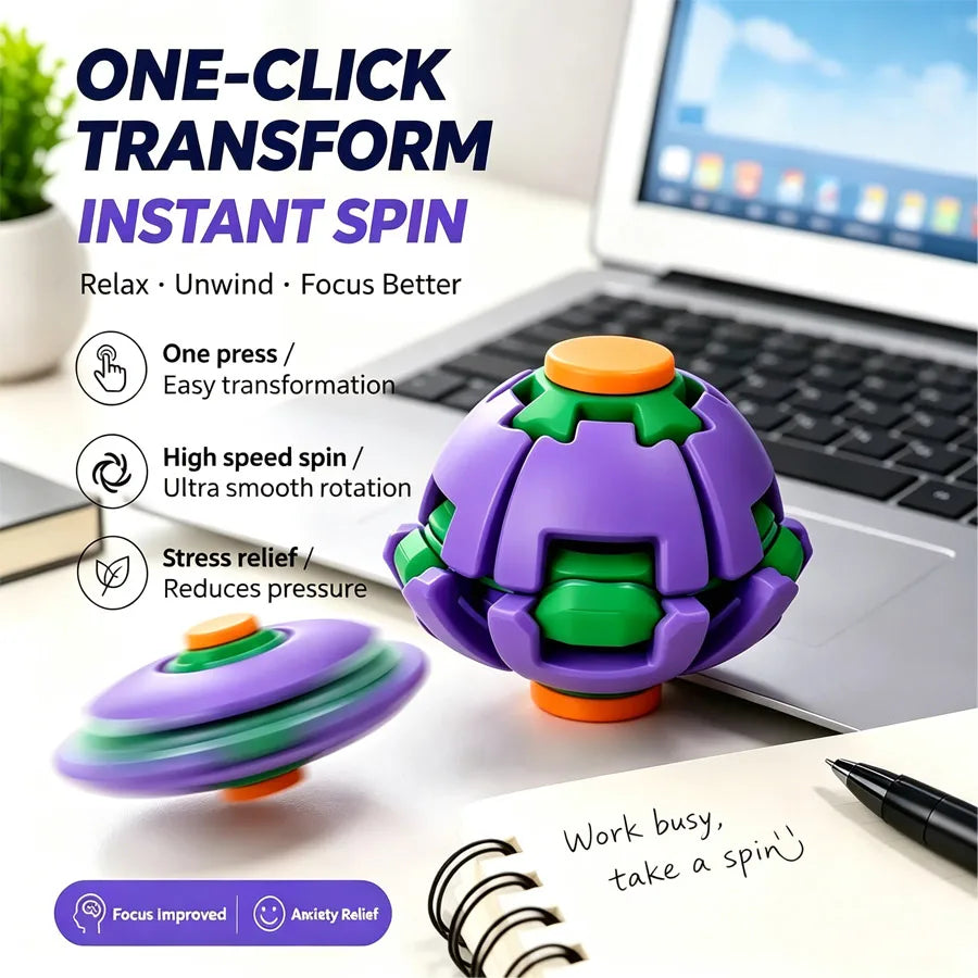 SpinMorph™ 3D Fidget Ball