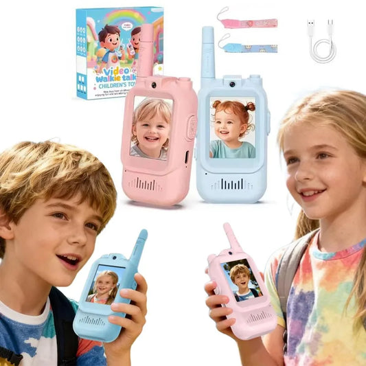 TalkVision™ Kids Video Walkie Talkie Set (2-Pack)
