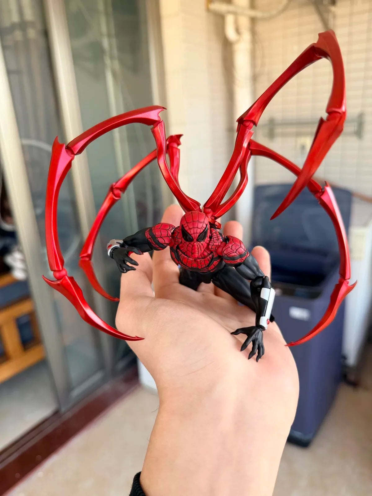 Mess Toys Superior Spider Man Ultimate Neighbor Kaine Peter Parker Messtoys Spiderman Action Figure Model Gifts Toys