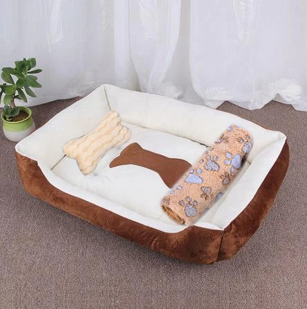 SnuggleNest™ Cotton Pet Bed