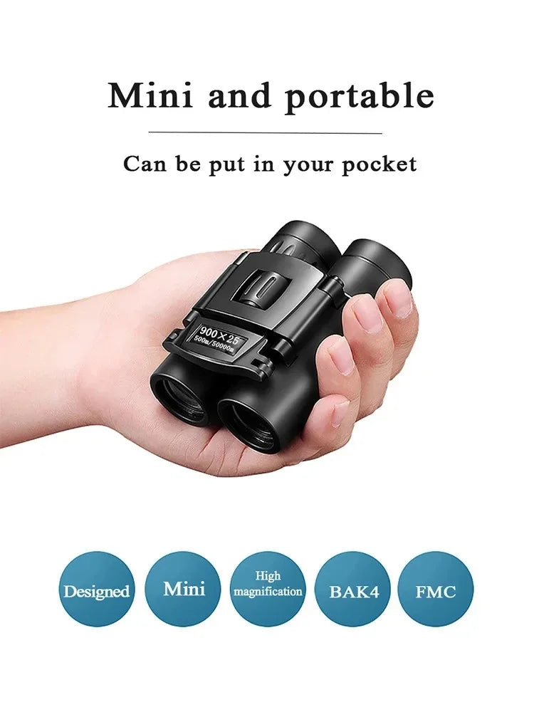 Night Vision Binoculars for Outdoor Travel High Magnification HD Monocular for Mobile Phone Concer with Portable Magnifying Glas
