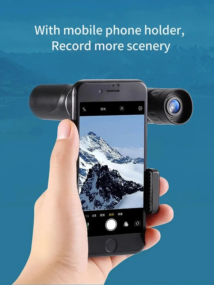 Night Vision Binoculars for Outdoor Travel High Magnification HD Monocular for Mobile Phone Concer with Portable Magnifying Glas