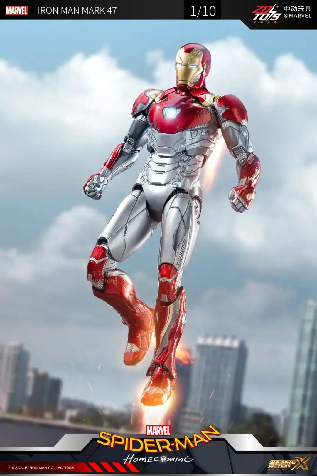 ZD Original Iron Man MK8 MK31 MK32 Piston Romeo MK10 MK19 Tiger 1/10 Armor Marvel legends Avengers Action Figure Toys Model Gift