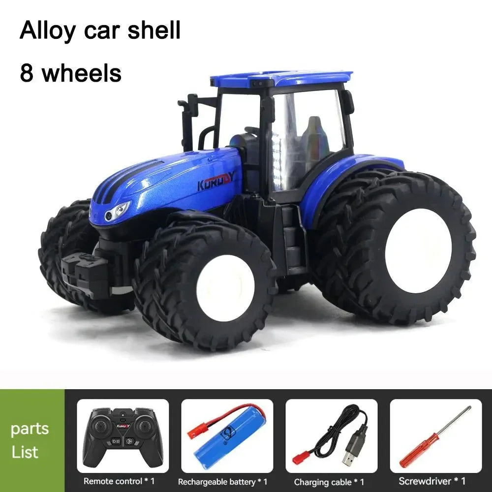 AgriMaster RC Farm Tractor with Trailer 1:24