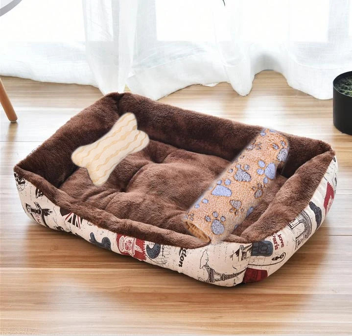 SnuggleNest™ Cotton Pet Bed