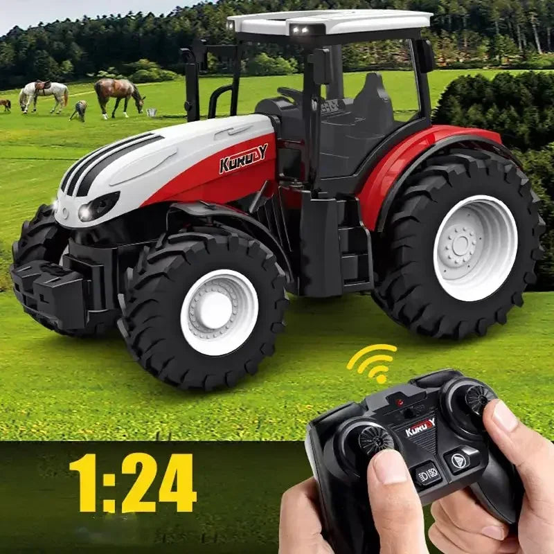 AgriMaster RC Farm Tractor with Trailer 1:24