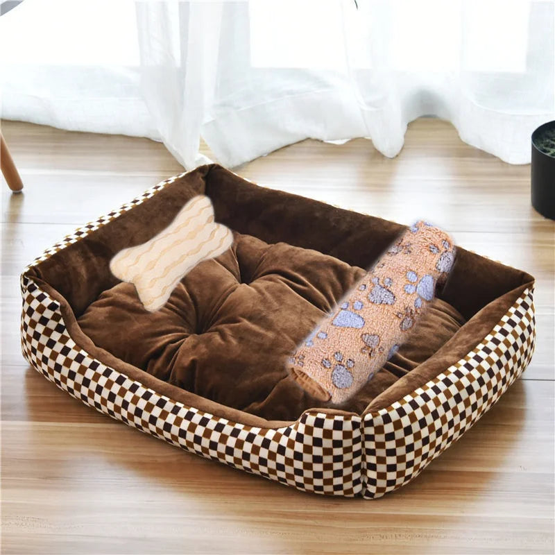 SnuggleNest™ Cotton Pet Bed