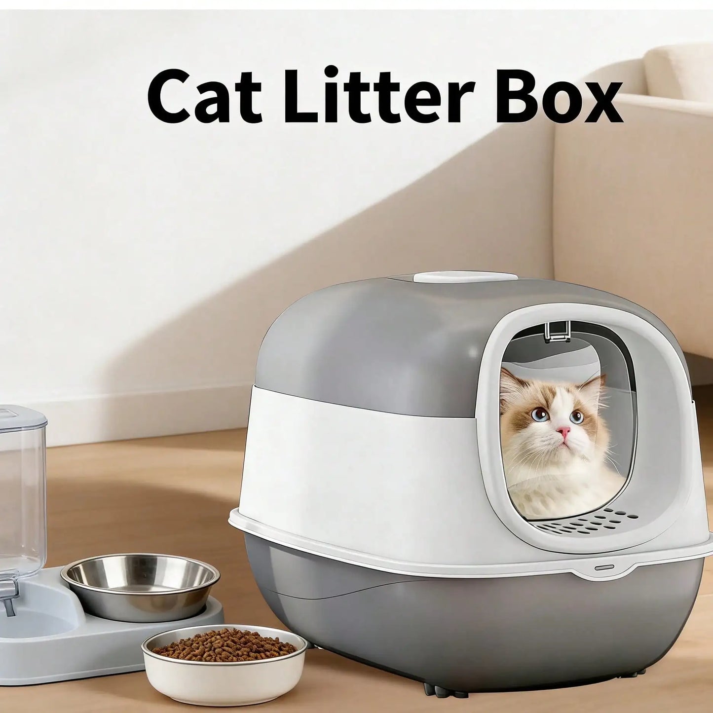 CleanNest™ Enclosed Litter Box