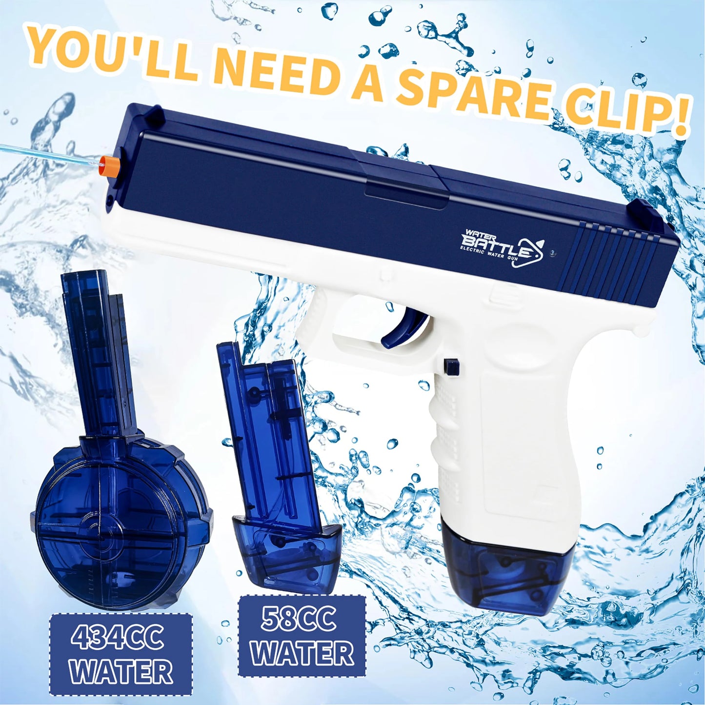 AquaBlast™ Rechargeable Electric Water Blaster