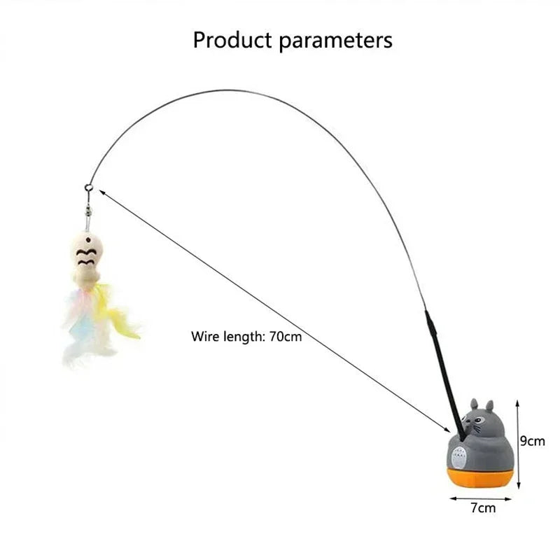 WhiskerFly™ Cat Teaser Wand