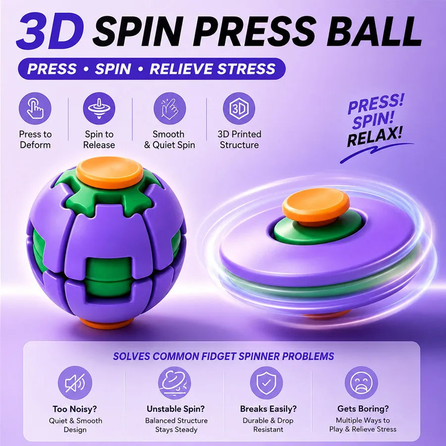 SpinMorph™ 3D Fidget Ball