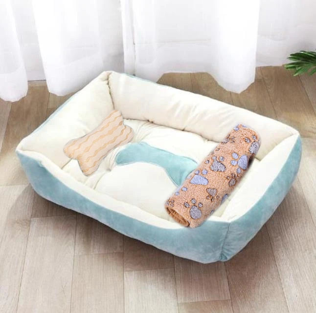 SnuggleNest™ Cotton Pet Bed