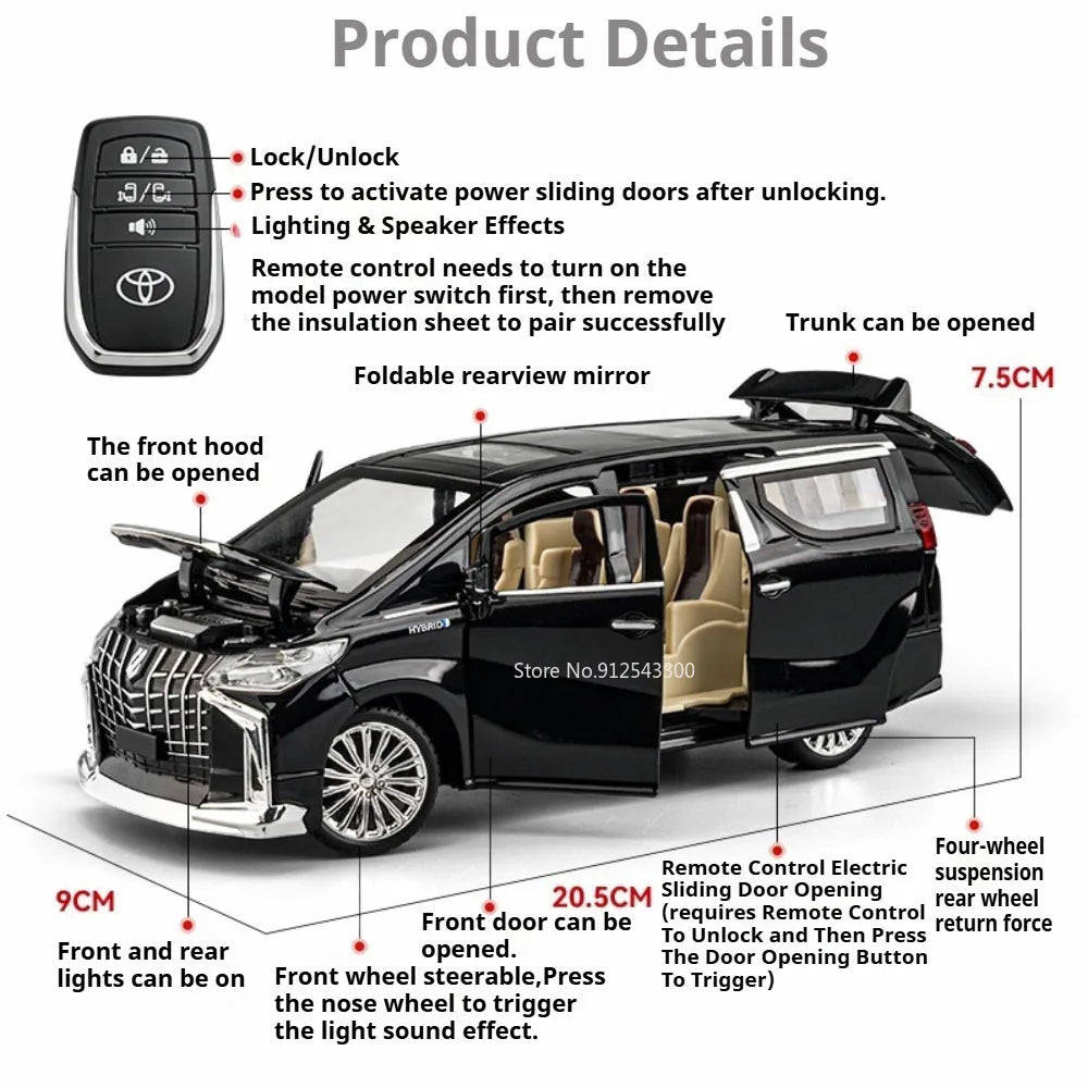 Luxury MPV RC Diecast Car