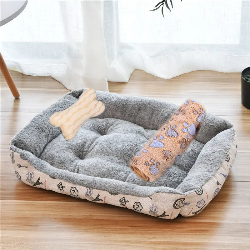 SnuggleNest™ Cotton Pet Bed